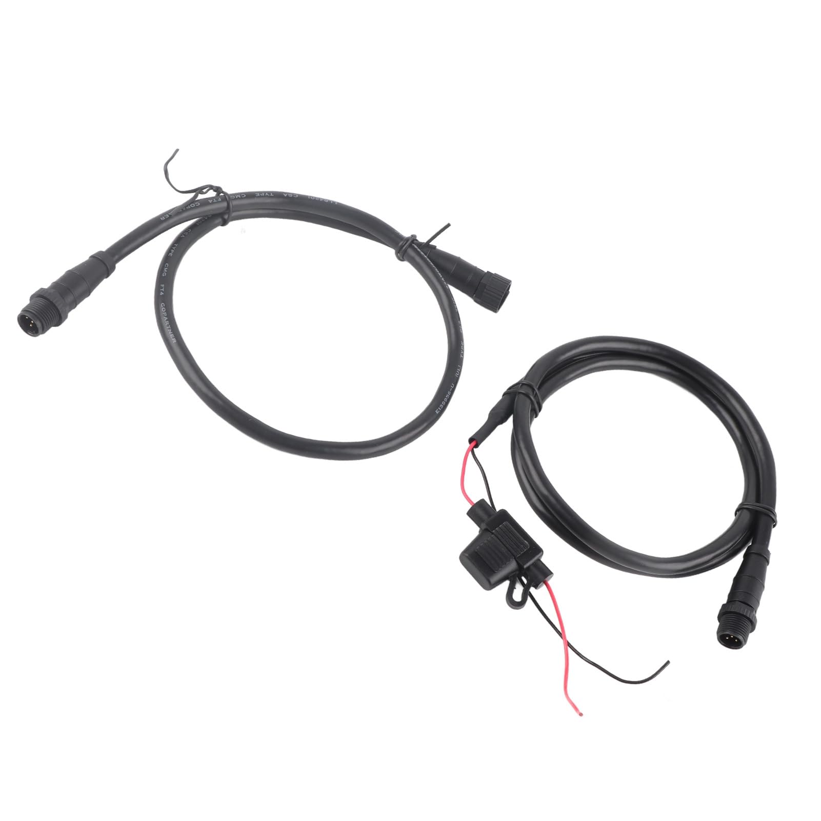 Kit de Démarrage NMEA 2000, Câble D'alimentation avec Fusible, Connecteur T Terminator T Mâle, pour Lowrance, Simrad, B G, Navico, Networks, N2K T Connecteur