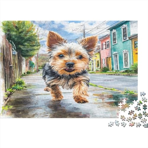 Cute Pet Dog Puzzle Imposible,desafío para Adultos Juego Educativo 1000 Piezas Obra De Arte De Juego De para Adultos Y Niños A Partir De 12 Años 52x38cm/1000pcs