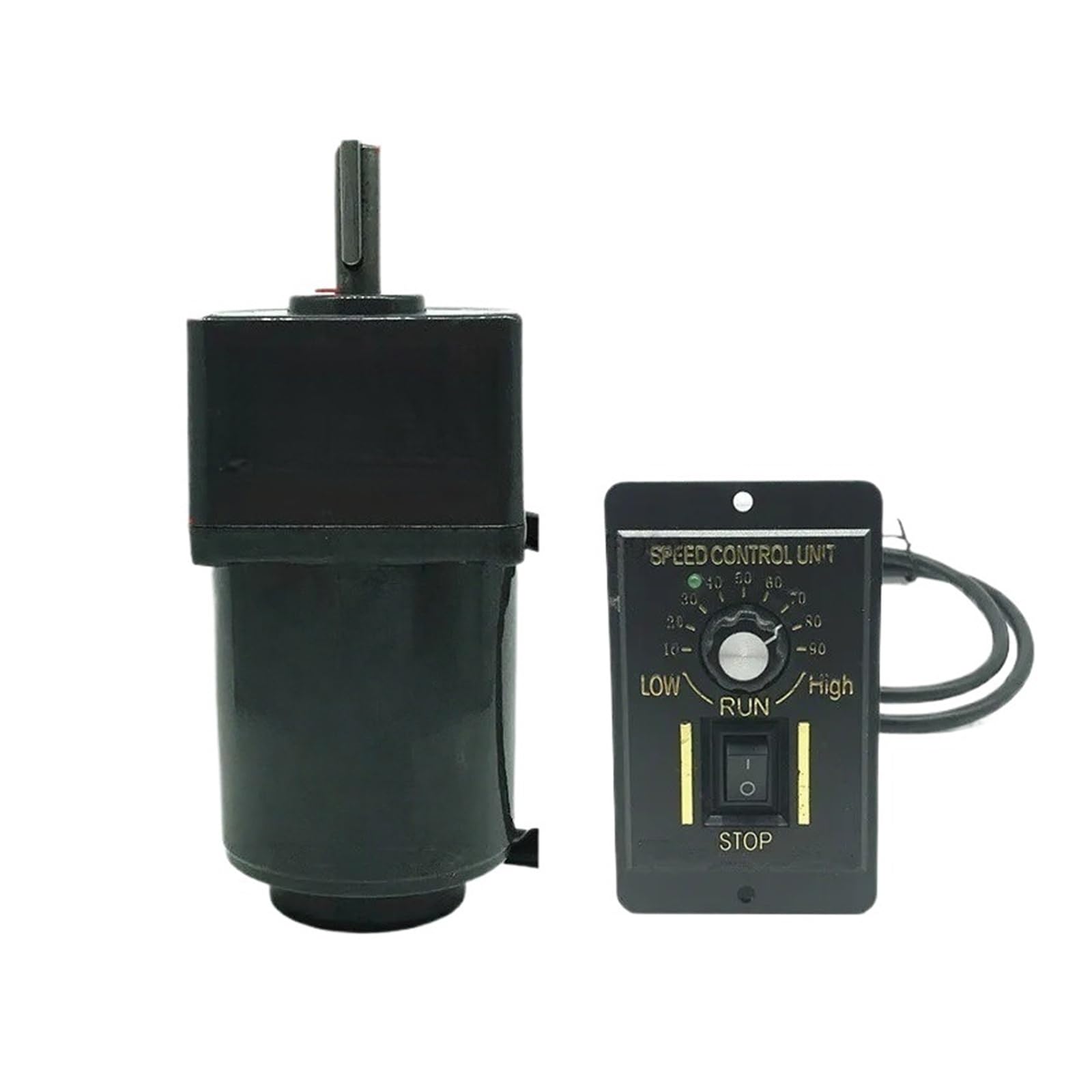 Moteur à engrenages AC 220V 15W motoréducteur 150rpm avec variateur de vitesse