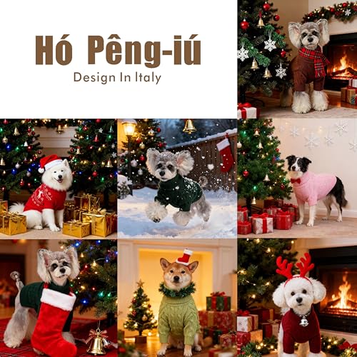 Image of Small /Medium Dog Sweater, Warm Dog Winter Coat w /Sleeves, Comfortable High Neck Premium Dog Clothes for Labrador-Best for Holidays, Daily Walks XL Pink
