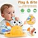 VoMii Baby Toys Silicone with Suction Cup for High Chair Toddler Sensory Toys for 12 Month, Montessori Sensory Activity Toys for 1-3 Year, Pull String Toy for Infant Toddlers Gift