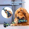Feeko-Dog-Rope-Toys-for-Large-and-Medium-Aggressive-Chewers-2-Pack-Heavy-Duty-XL-Dog-Rope-Toy-for-Large-Breed-Indestructible-Dog-Chew-Toys-Tug-of-War-Dog-Toy-100-Cotton-Teeth-Cleaning 2 Pack Heavy Duty XL Dog Rope Toy