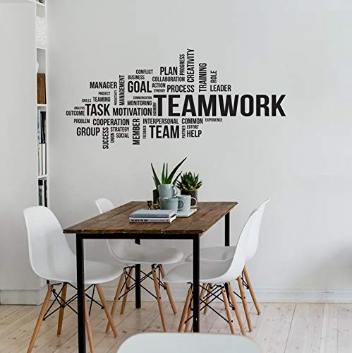 Office Wall Art - Office Decor - Office Wall Decal - Office Wall D?cor - Teamwork Wall Decal -Teamwork Decal - Office Decals - Motivational Art
