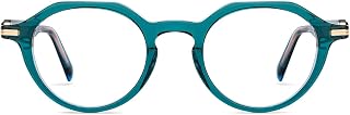 John Jacobs Masaba Collection | Blu Cut & Antiglare Zero Power Computer Eyeglasses | Full Rim Round Shape | For Women | Wi... Price In India