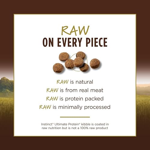 Miniatura 7 de Instinct Ultimate Protein - Alimento seco natural para gatos sin jaulas, sin proteínas, sin jaula, bolsa de 10 libras