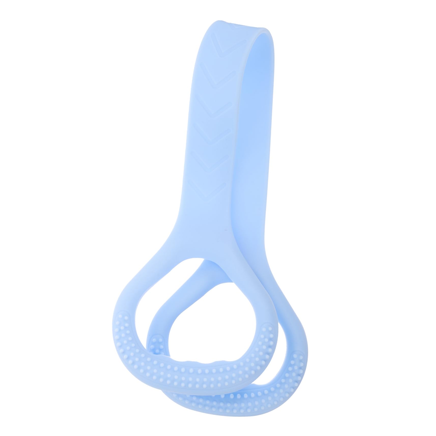 TOYANDONA Banda elastica di tensione fasce di resistenza con maniglie Allungamento resistenza delle bande di esercizio banda elastica di resistenza fitness Gel di silice Sky-Blue
