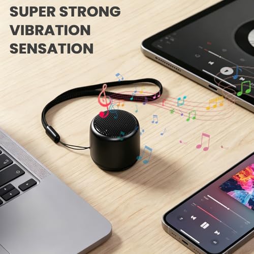 Image of Best Mini Portable Bluetooth Speaker I Smallest Bluetooth Speaker with HD Sound & Bass I Wireless Bluetooth Speakers for Phone /PC /Tablet I Photo Selfie Button Answer Phone Calls I Cute Tiny Speaker