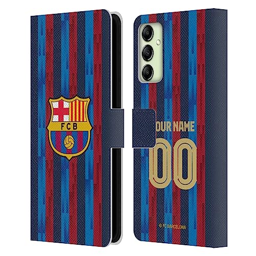 Housse Samsung Galaxy A14 5G FC Barcelona Anti-Choc Étui Portefeuille Protection Écran