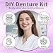 At-Home DIY Denture Kit: Full Set of Upper & Lower False Teeth for DIY Smile Transformation-MM1