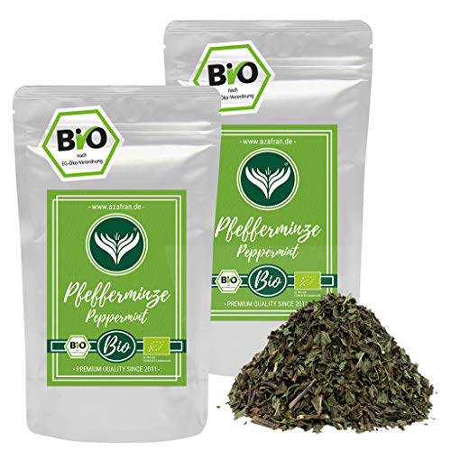 Azafran BIO Pfefferminze - Pfefferminztee lose getrocknet 500g