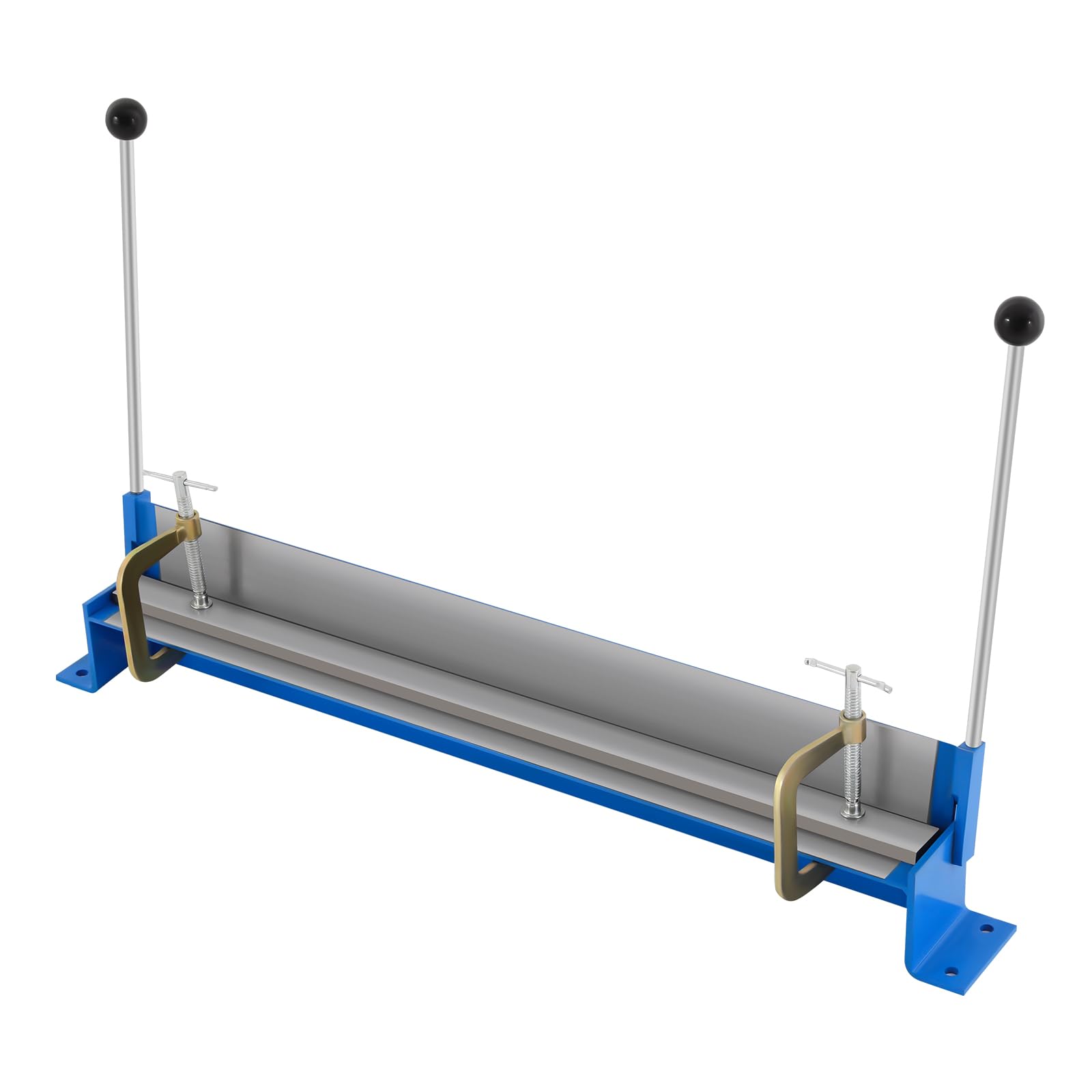 Ganyung Blue Metal Fabrication Shrinker Stretcher Set, Manual Metal Sheet Bender With 90° Bending Angle, Q235 Steel Metal Stretching Tool, For Factory, Workshop, Home (W0.8 * 460)