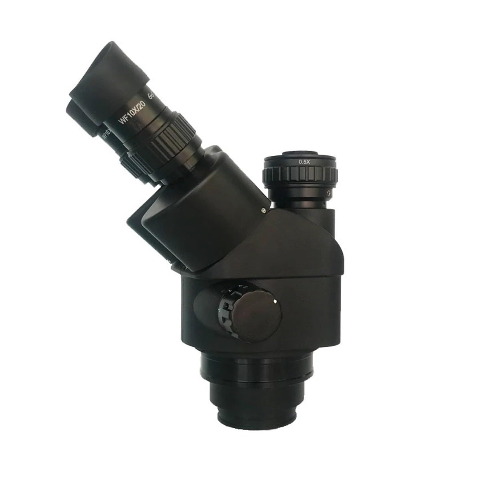 7X-45X Kunststoff Trinokular Mikroskopkopf 0.5X Adapter WF10/22MM