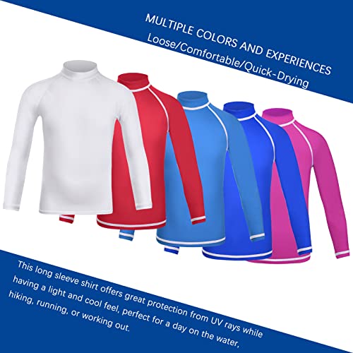 Realon Kids Rash Guard Girls Boys Swimsuit Top Shirt Long Sleeve Suit Diving Surf Swimwear For Toddler/Children/Youth Men #TOP6