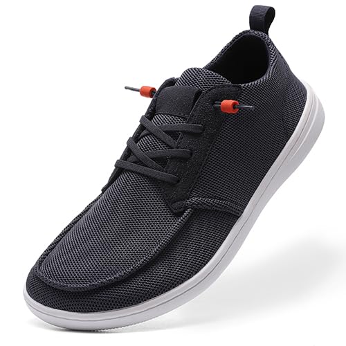 Image of Men's Barefoot Wide Toe Box Shoes - Minimalist Barefoot Shoes with Zero Drop Sole Extra Wide Slip on Walking Shoes for Men