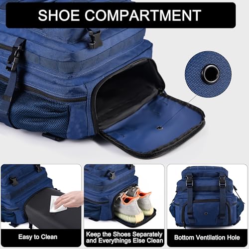 Image of LHI Tactical Military Backpack for Men and Women 25L /35L Army Assault Pack Bag Small Rucksack with Bottle Holder