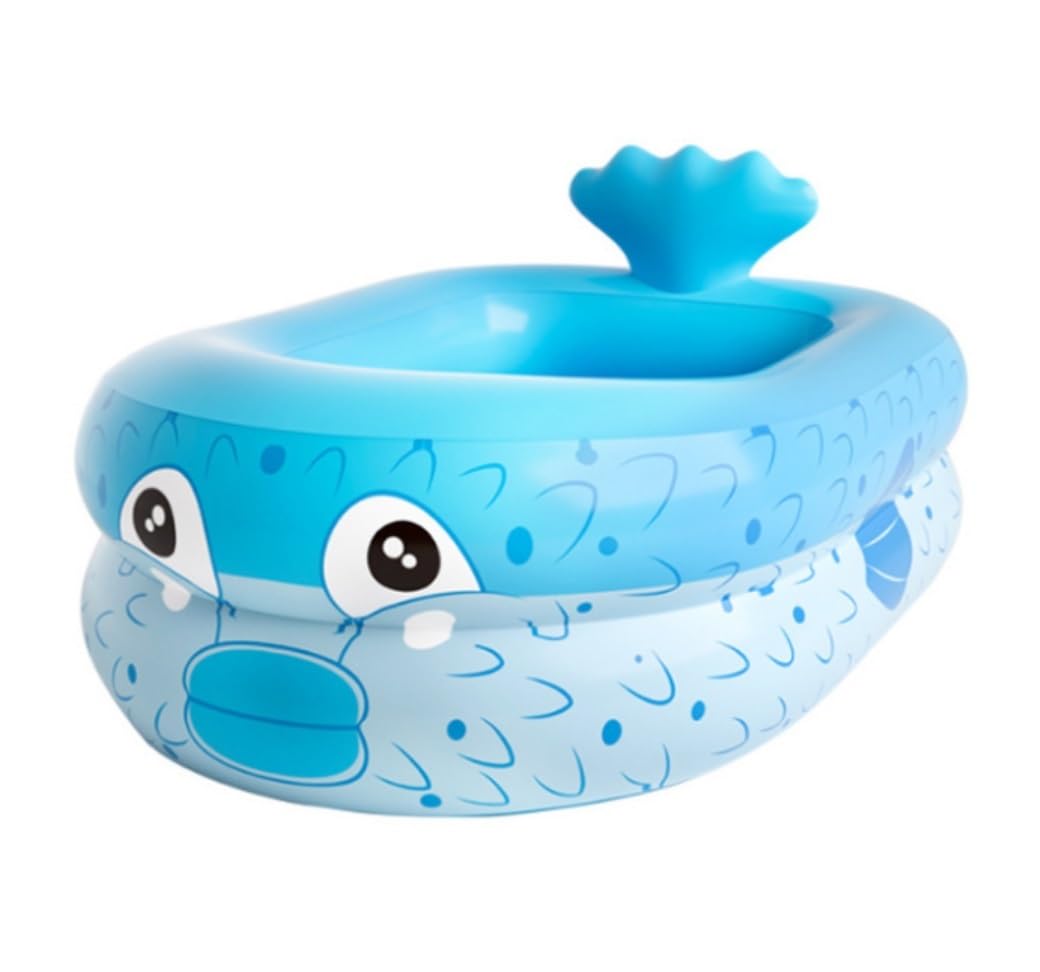 Basen Nadmuchiwany Basen Brodzik Dla Dzieci Swim Center Baseny Dorośli Rodzinny Kryty Ogród Zewnętrzny Ogrodowy(Blue,140 * 120 * 35cm)
