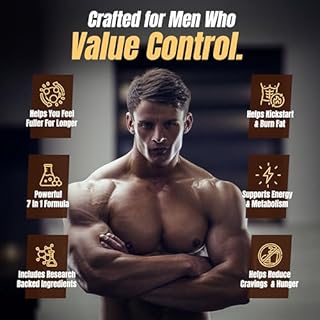 PREMIUM Male Appetite Suppressant - Weight Loss Pills, Fat Burner for Men, GLP-1 Pathway Support - Can Help Sustain Muscle While Burning Fat - Powerful Fat Burning Assistance- 60 Capusles