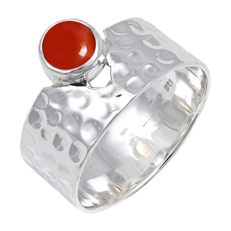 TSR134AA - Anillo de plata de ley 925 maciza para hombres y mujeres, hecho a mano