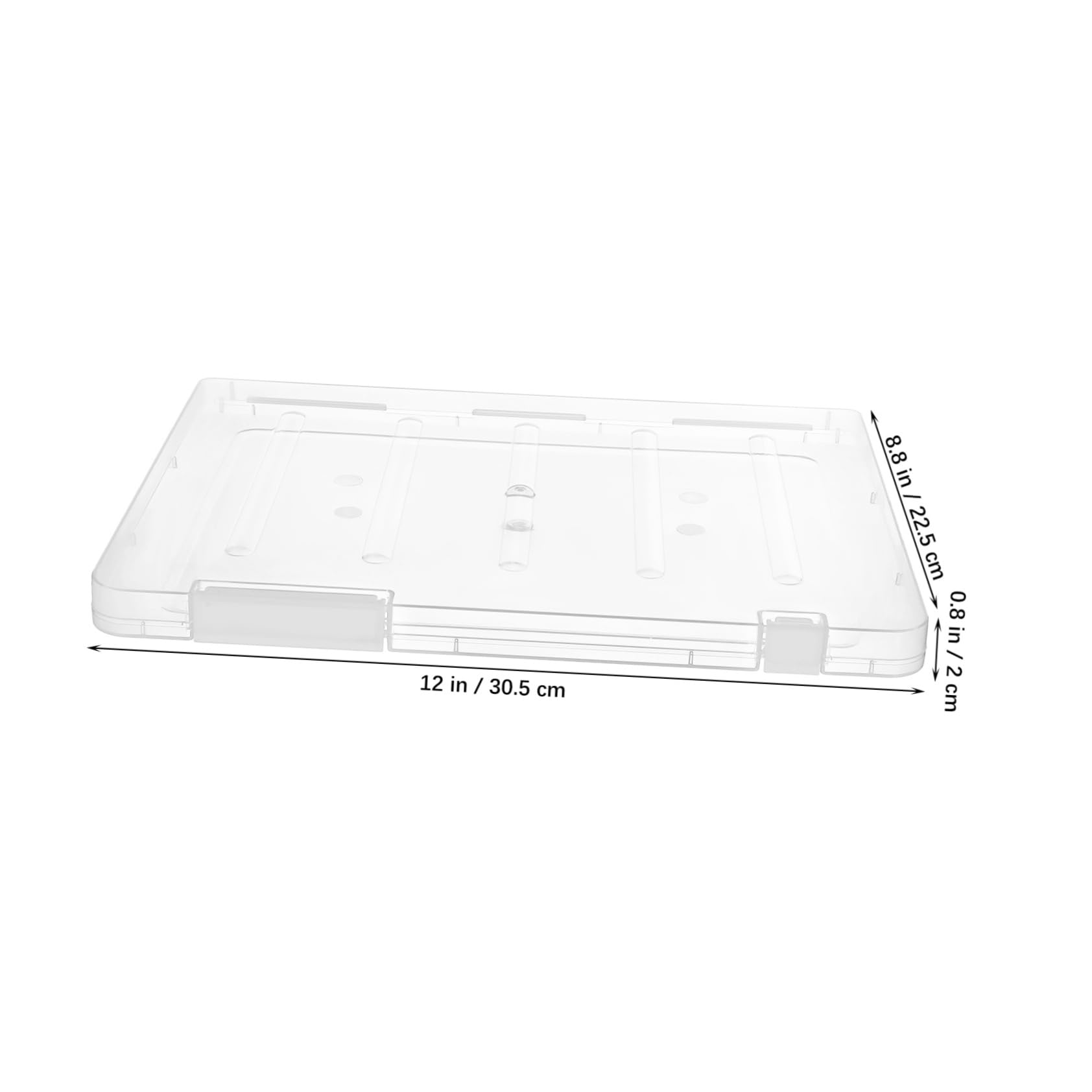 NUOBESTY 6stücke Transparente aus Kunststoff für Büro und Schule zur Aufbewahrung von Papier und Dokumenten mit Klarem Design