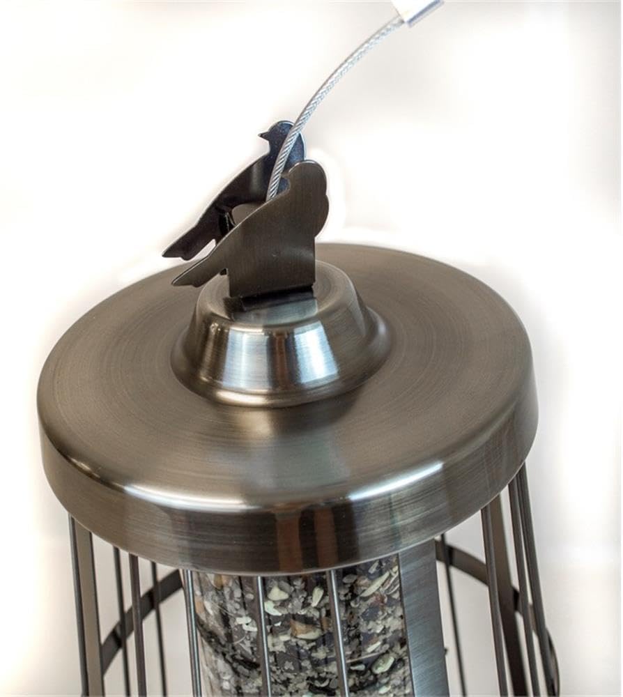 Outdoor Leisure Products Deluxe Bird Feeder in Nickel