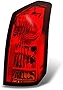 AKKON - For Cadillac CTS 4-Door Sedan Red Clear Rear Tail Light Brake Lamp Passenger Right Side Replacement