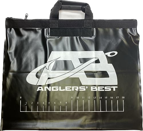 Angler's Best Tournament Fish Bag: Durable and Leakproof Fishing Gear, Fishing Bag with PVC Coating, Puncture-Resistant, 24” by 20” with Strong Nylon Handles and Ruler