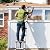 LinTimes Telescoping Ladder, 6.6 FT Extension Ladders Lightweight Collapsible Ladders, Aluminum Folding Telescoping Ladder Heavy Duty 330lbs Max Capacity for RV, Attic, Daily Use at Home
