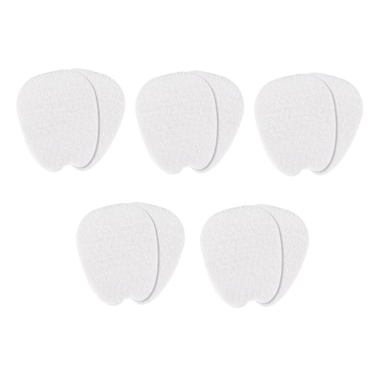 minkissy 15 Pairs Tongue Sticker Felt Material Blisters Breathable Foot Pads Self-Adhesive Foot Pads Arch Pads Metatarsal Support Pad Feet Supplies Metatarsal Pads Replaceable Accessories