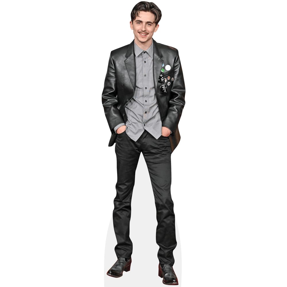 Celebrity Cutouts Mini Size Cutout Timothée Chalamet (Leather Jacket)
