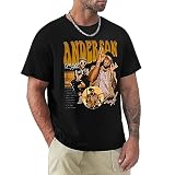 Anderson Rapper Paak T Shirt Men's Summer Cotton Novelty Street Hip Hop Round Neck Sports Short Sleeve for Mens Print Vintage Shirts