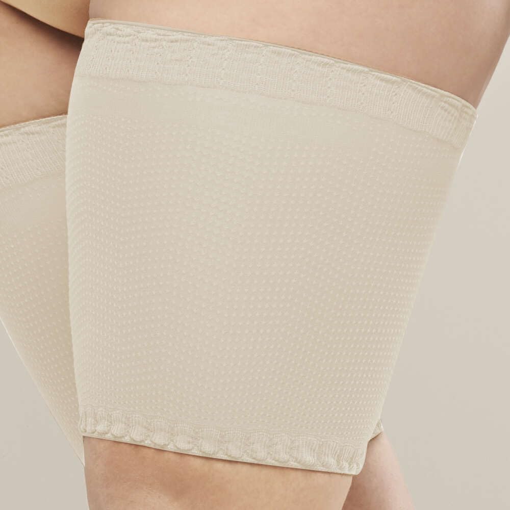 SOLIDEA Bandas antirozaduras Mujer Free Legs | Protección Muslos, Antirozaduras Muslos Mujer, Banda Elástica Muslo, champán, 42