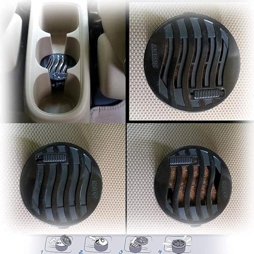 Image of AREON Ken Blister - Car Air Freshener, Provides a Long-Lasting Scent for Auto, Home and Office - Odor Eliminator Neutralizer Strawberry (pack of 4)