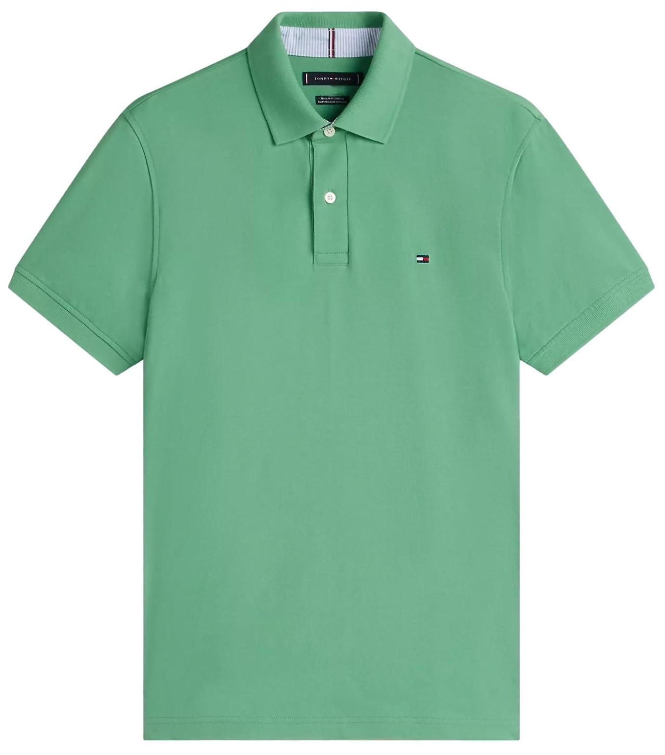 Tommy Hilfiger Men's Short-Sleeved Polo Shirt XX-Large Frosted Evergreen