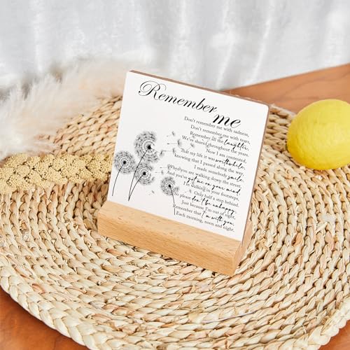 Memorial-Gift-Loss-of-Loved-One-Loss-of-Family-Member-Bereavement-Gifts-Remember-Me-Wood-Sign-With-Wooden-Stand-Sentimental-Decor-Sign-Plaque-Sympathy-Gifts-for-Home-Table-Decorations Memorial Gift Loss of Loved One Loss of Family Member Bereavement Gifts Remember Me Wood Sign With Wooden Stand Sentimental Decor Sign Plaque Sympathy Gifts for Home Table Decorations