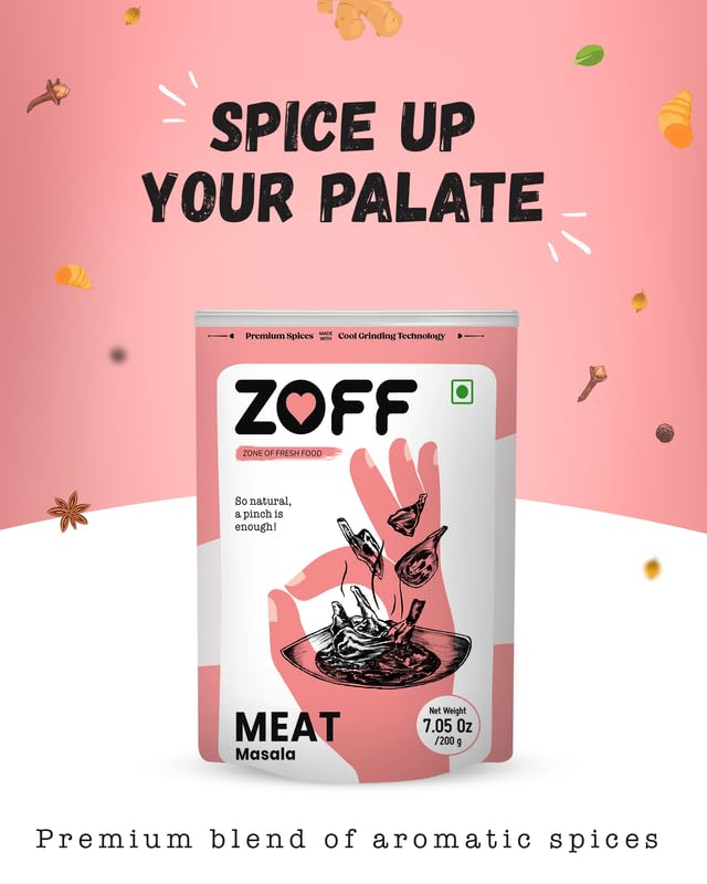 Miniatura 2 de Zoff Carne Curry Masala 7.05 oz l 7.05 oz Orgánico - Vegano - Sin Color Agregado ni Conservantes Origen Indio..