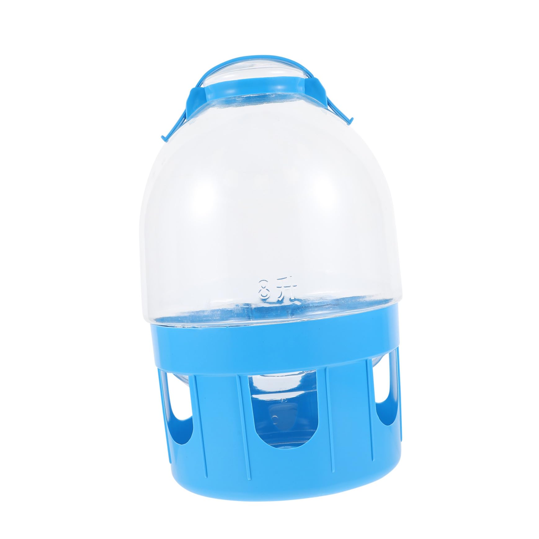 Abaodam Mangiatoia per Piccioni e Distributore D'acqua Trasparente da 8l Scala di Capacità, Grande Capacità per Abbeveraggio Autonomo, Semplice da Appendere, per Allevatori di Uccelli Domestici