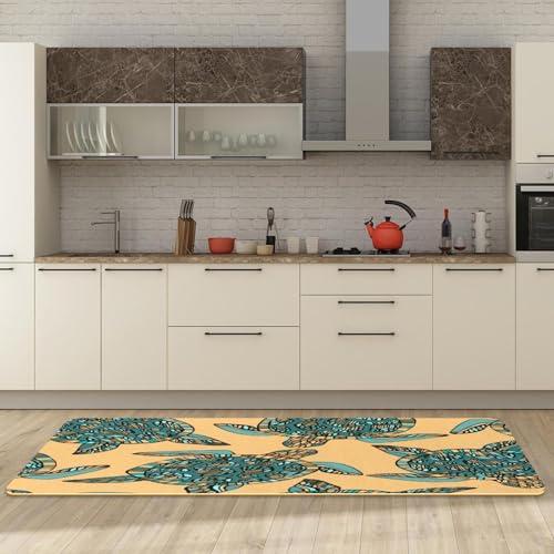 Tapis de cuisine lavables en machine pour éliminer facilement les taches de graisse - 3