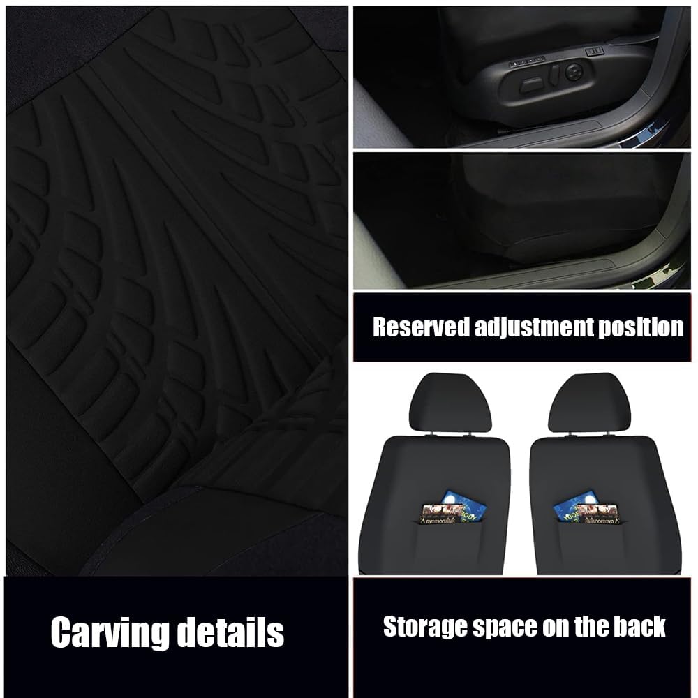 Coprisedili Auto Anteriore,per MG ZS Hybrid+ Luxury (2024) Set Copri-Sedileper Guidatore e Passeggero, Accessori Auto Interno,B-5Seat