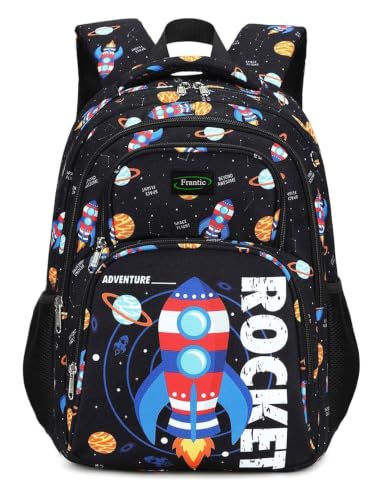 Image of Frantic Waterproof Polyester 26 L School Backpack School Bag Daypack Picnic Bag For Boys & Girl(4Zipper Parent)