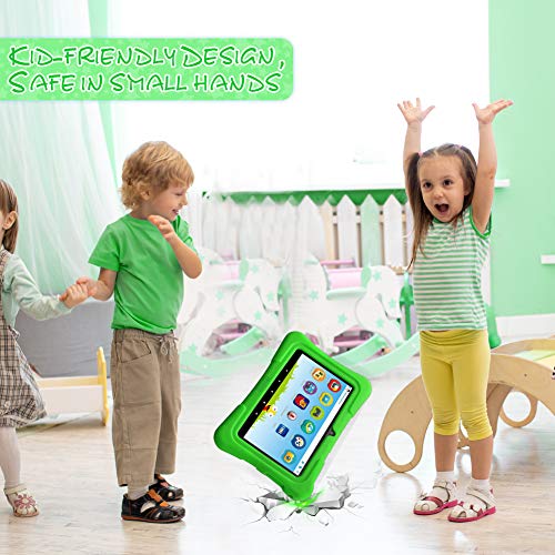 Image of Dragon Touch Y88X Pro 7 inch Kids Tablets, 2GB RAM 16GB ROM, Android 9.0 Pie Tablet, Kidoz Pre-Installed with Kid-Proof Case (Green)