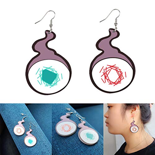 HELYZQ Brincos pendentes Hanako-kun de anime criativo de acrílico