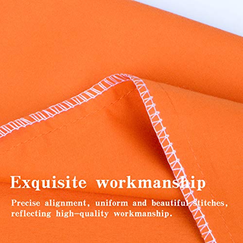 Image of NTBAY Full Microfiber Flat Sheet, 81 x 96, Orange
