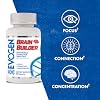 Evogen Brain Builder - Mind-Muscle Connection Amplifier | Boosts Focus, Concentration, Connection | Lions Mane, Bacopa Monnieri, Alpha-GPC | 90 Capsules