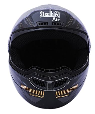Steelbird STE_AIR_19 Air Speed Full Face Helmet with Visor (Multicolor, M)