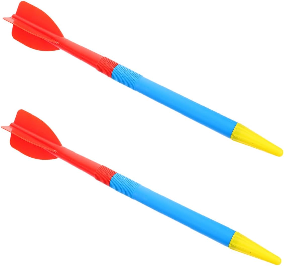 2Pcs Lightweight Plastic Javelin for Training Safe Soft Throwing Props for Athletics Practice Outdoor Use