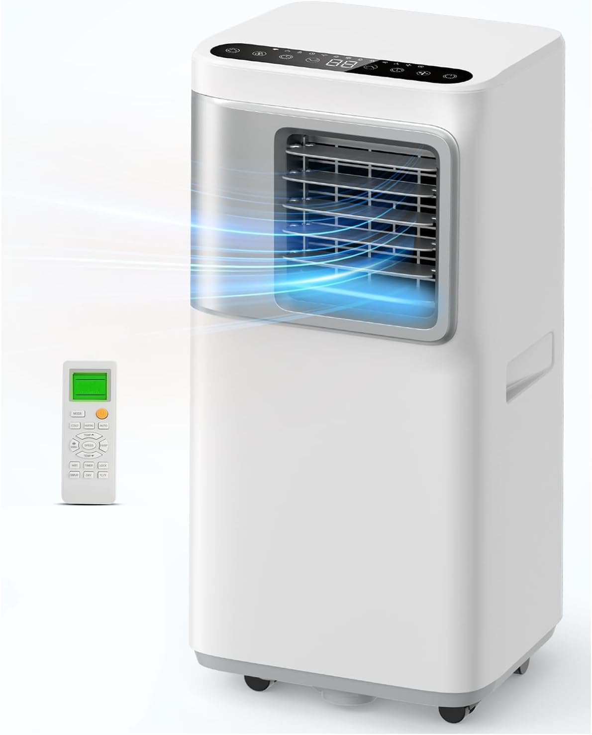 Tragbare Klimaanlage 16.000 BTU, 5-in-1 Smart AC-Gerät, ideal für große Räume bis zu 750 m², schnelle Kühlung & Luftentfeuchter