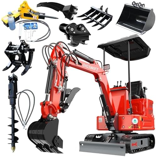 1.4 Tons Mini Excavator DS-16Pro w/Pilot System, EPA KubotaDiesel Engine