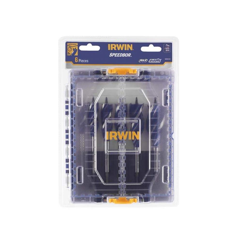 IRWIN ® - Jeu de 6 forets à bois Blue Groove, 6 pièces