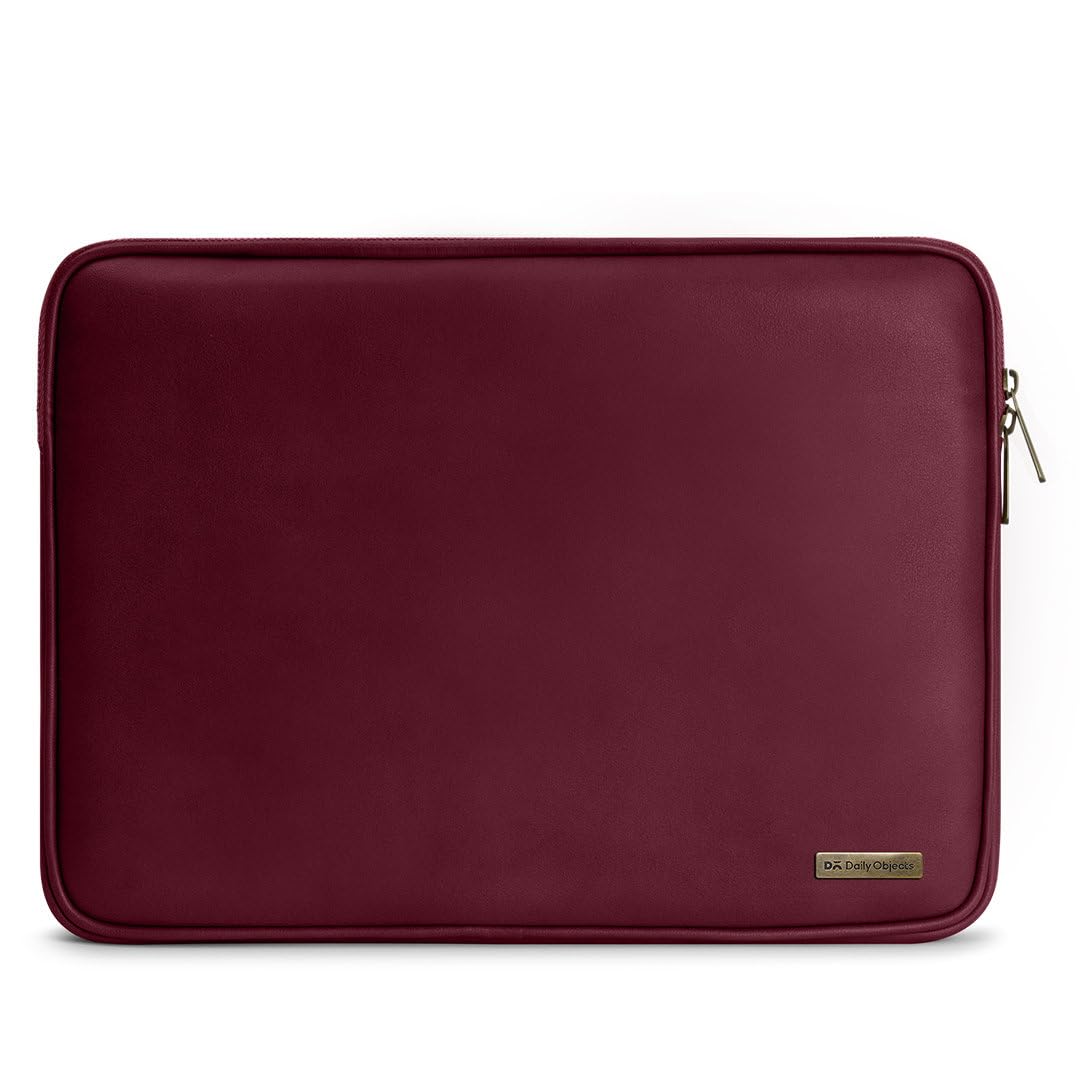See full amazon price history chart for DailyObjects Zippered Sleeve for MacBook & Laptop 15 Inch | Solid Burgundy PU Leather Sleeves with inner lining | Durable Stylish Light Weight Sleek Design with Zip Closure DailyObjects Zippered Sleeve for MacBook & Laptop 15 Inch | Solid Burgundy PU Leather Sleeves with inner lining | Durable Stylish Light Weight Sleek Design with Zip Closure (B082R8LZ6G) Amazon Price History, Amazon Price Tracker