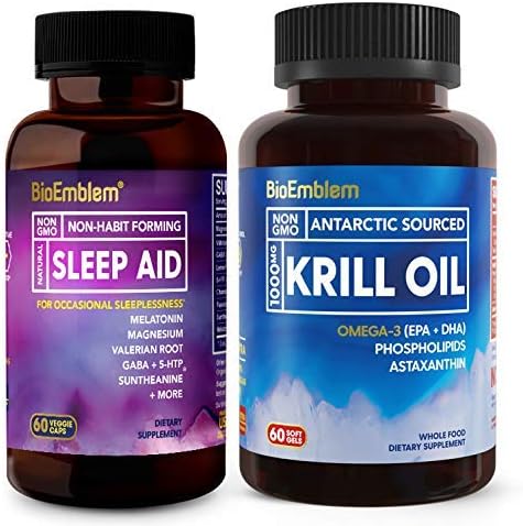 Bioemblem Sleep Aid and Krill Oil